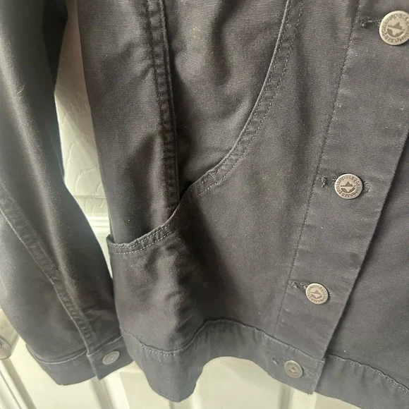 Patagonia Women's Black Jean Jacket with Button Front - Picture 8 of 9